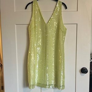 NWT green sequin dress in green